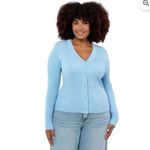 Edited by Remi Bader Women's Cardigan Light Blue